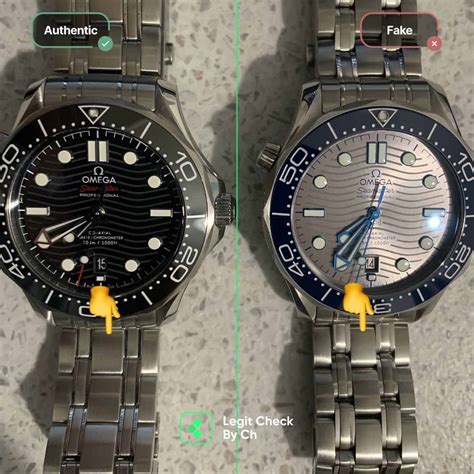 fake vintage omega seamaster vs real|how to identify omega watch.